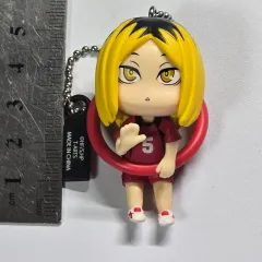 ハイキュー こんにちはマスコット ミニ フィギュア キーチェーン キーホルダー キーリング 孤爪 研磨