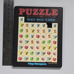 東京ディズニーランド ヴィンテージ レトロ スライド パズル ミッキーマウス 数字