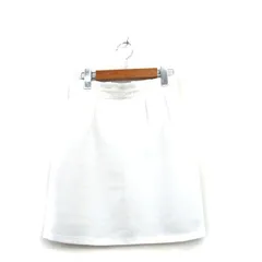 ロディスポット LODISPOTTO タグ付き 台形 スカート ギャザー ミニ コットン レース 2 ホワイト 白 /KT36