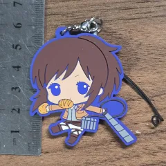 進撃の巨人 ラバーストラップ キーホルダー チャーム サシャ ブラウス