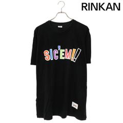 UNION76でかロゴ×飛び散りペイント総柄デザインブラックTシャツ3L 