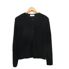 23区 オンワード樫山 ニット カーディガン 長袖 ウール シンプル 38 ブラック 黒 /KT25