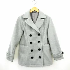 イング INGNI ピーコート アウター シンプル ショート 長袖 M グレー /MT21