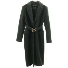 ZARA ザラ チェスターコート M カーキ レディース 古着