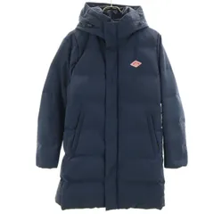 Danton ダントン ダウンコート 36 ネイビー レディース 古着