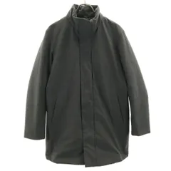 UNIQLO ユニクロ ハイブリッド ダウンコート S チャコールグレー メンズ 古着