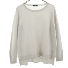 TAKASHIMAYA 高島屋 カシミヤ100％ 長袖 セーター LL グレー ニット レディース 古着