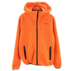 Columbia コロンビア フリースジャケット L オレンジ アウトドア メンズ 古着