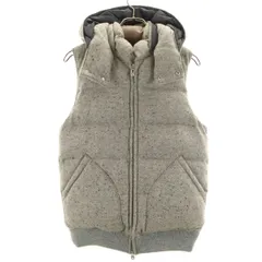 WHITE MOUNTAINEERING ホワイトマウンテニアリング 2010AW ダウンベスト S グレー メンズ 古着