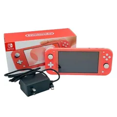 NINTENDO Switch LITE ニンテンドースイッチライト コーラル 2024年製 初期化済み 本体／ACアダプター／箱