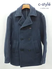 P350 [人気] Margaret Howell マーガレットハウエル ピーコート L ネイビー 英国製 MH-037182 | ★