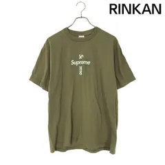 シュプリーム  20AW  Cross Box Logo Tee クロスボックスロゴTシャツ メンズ M