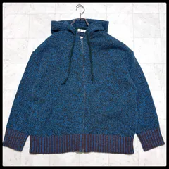 ユニクロ×マルニ ミックスカラーニットオーバーサイズフルジップパーカ XL