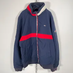 USA Vintage TOMMY JEANS レガッタジャケット ナイロンジャケット フード収納 XLサイズ