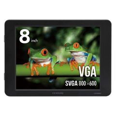 Century 8-inch Analog RGB Monitor Plus One VGA Black LCD-8000V3B_FP