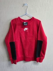 ナイキ 起毛 スウェット レッド 110ㅁ
