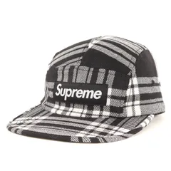 【新品】Supreme シュプリーム キャップ ブラック 黒 | 25AW Lochcarron タータンチェック ボックスロゴ キャンプキャップ (Camp Cap) | BOXLOGO | ブランド 帽子【メンズ】