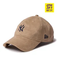【ムラスポ公式】新品 NEW ERA ニューエラ キャップ 帽子 9TWENTY Synthetic Suede ニューヨーク・ヤンキース ベージュ 14667982