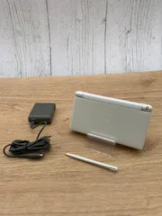 【動作OK・安心補償】 ニンテンドー DS Lite  ホワイト 本体  USG-001 動作確認済み 純正アダプター付属 0114-203