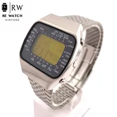 【中古】SEIKO M158-5009 デジタル腕時計 シルバー