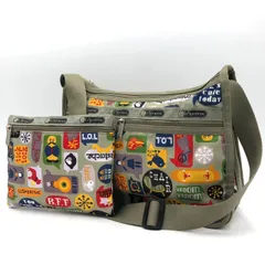 LeSportsac レスポートサック ショルダーバッグ ポーチ付 斜めがけ 派手柄