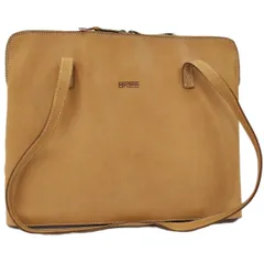 BREE オールヌメ革 トートバッグ レザー ベージュ系