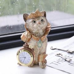 A猫　宇宙服猫と月オブジェ【樹脂粘土　ハンドメイド A猫 宇宙服猫と月オブジェ【樹脂粘土 ハンドメイド - メルカリ