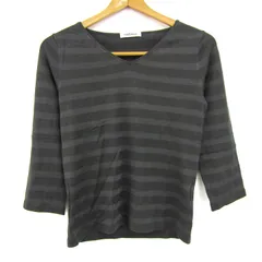 ニューヨーカー ニット セーター 7分袖 ブランド トップス レディース Mサイズ グレー NEWYORKER 【中古】