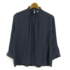 スーツカンパニー ブラウス シャツ フリル 長袖 トップス レディース 38サイズ グレー THE SUIT COMPANY 【中古】のサムネイル