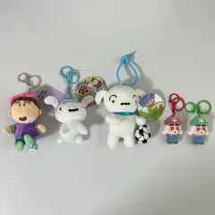 (まとめ売り) 怒りんぼ ボーちゃん シロ 探偵 サッカーボール クレヨンしんちゃん フロッキー ぬいぐるみ キーホルダー IN ぬいぐるみ キーリング