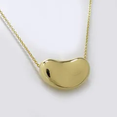 Tiffany＆Co. ネックレス ビーン 750YG K18YG イエローゴールド 約8.5g