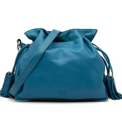 LOEWE ロエベ フラメンコ ショルダーバッグ アナグラム ナッパレザー 斜め掛け レディース カジュアル 正規品 ブルー