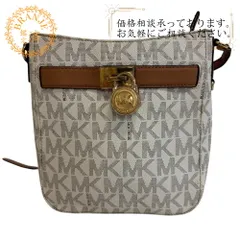 Michael Kors マイケルコース  MKロゴ    ショルダーバッグ ホワイト レディース