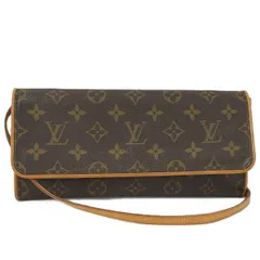 LOUIS VUITTON ポシェットツインGM ショルダーバッグ モノグラム ブラウン M51852