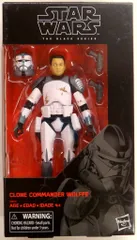 HASBRO THE BLACK CLONE COMMANDER WOLFFE 6インチ
