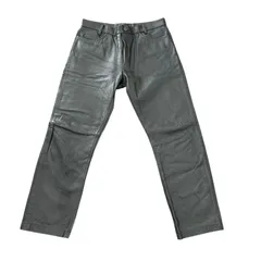 【t12595様専用】【B.B.H.CLOTHING ビービーエイチクロッシング】レザーパンツ バイカーパンツ 牛革 カウレザー 36 ブラック 黒