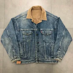 リーバイス USA アメリカ リバーシブル 両面 コーデュロイ デニムジャケット