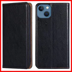 【特価セール】手帳型 携帯カバー レザー 耐衝撃 軽量 スマホケース 着脱しやすい 放熱性 マグネット式 カード収納 ケースイフォン13 スタンド機能 iphone ケース13 対応 iPhone13 360度保護 PinLiSheng (ダークブラック ip