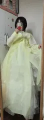ユンラ ハン(HAN) チマチョゴリ レモン色 カラー スカート ハン(HAN) チマチョゴリ セット