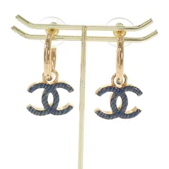 シャネル CHANEL デニムフープピアス ココマーク ABC741 ピアス メタル ゴールド レディース【中古】【Aランク】