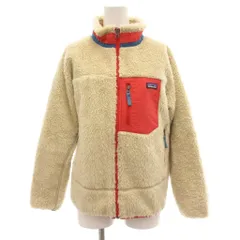 パタゴニア Patagonia 22AW レトロX フリースジャケット ブルゾン ジップアップ ロゴ XL ベージュ 赤 レッド STY65625FA22 /JS ■GY01