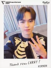 【中古】生写真(男性) SEVENTEEN/VERNON(バーノン)/「SEVENTEEN Japan official fanclub ”CARAT”」×「SEVENTEEN Japan CARAT mobile “カラモバ”」Ｗ会員プレゼント ポラロイド風