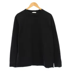 ザロウ THE ROW Tシャツ ロンT 長袖 クルーネック ストレッチ 無地 黒 ブラック /BBのサムネイル