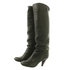 セブントゥエルブサーティ VII XII XXX ロングブーツ ハイヒール 35 黒 /MM