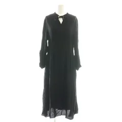 ボールジー BALLSEY トゥモローランド ワンピース ロング 長袖 34 ブラック /DF