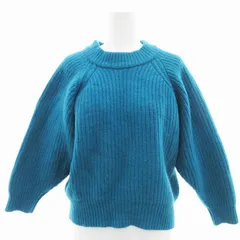 スローブ イエナ SLOBE IENA  美品 ニット セーター プルオーバー 長袖 青 ブルー /UD