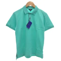 ピーエスポールスミス PS Paul Smith タグ付き ポロシャツ ロゴ刺繍 半袖 M 緑 グリーン /FF