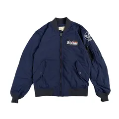 AVIREX / アヴィレックス Red Bull Air Race 千葉大会開催記念 MA-1 フライトジャケット ネイビー 裏地メッシュ Mサイズ