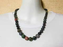 天然石 インディアアゲートネックレス　　260101020