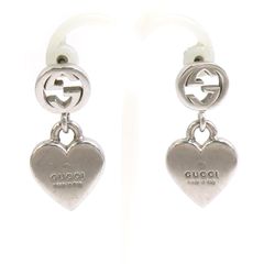 GUCCI グッチ トレードマーク ハート フックピアス SV925 - メルカリ